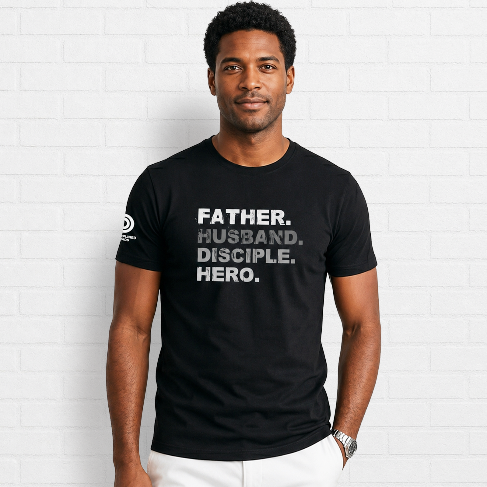 Father. Husband. Disciple. Hero.